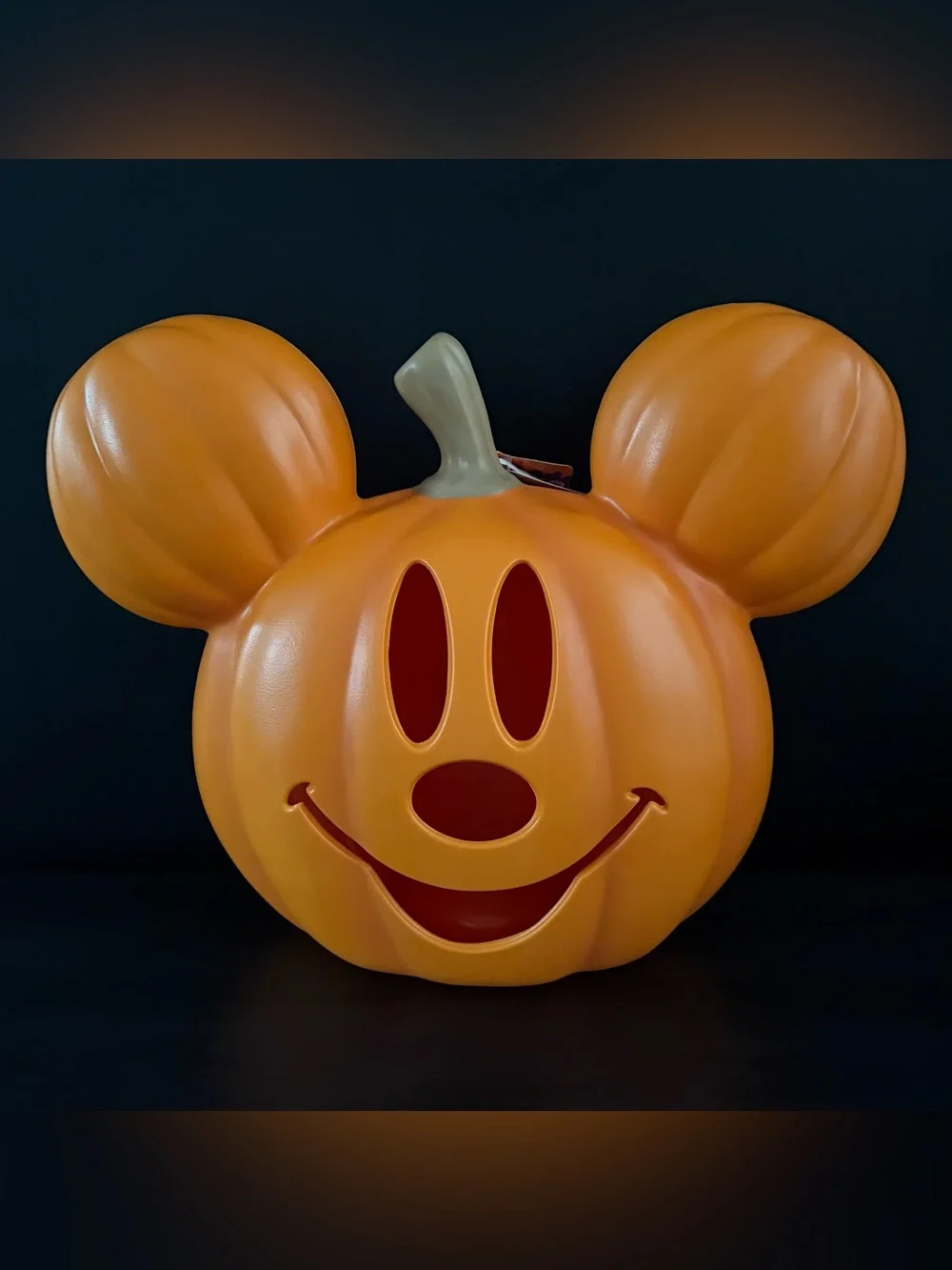 NEW Disney Mickey Mouse Light Up Pumpkin Blow Mold Halloween Fall Decor